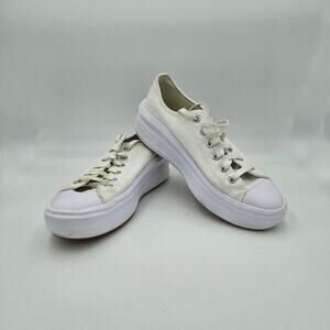 Converse Chuck Taylor All Star‎ Move Platform Sneakers White Women’s Size 9